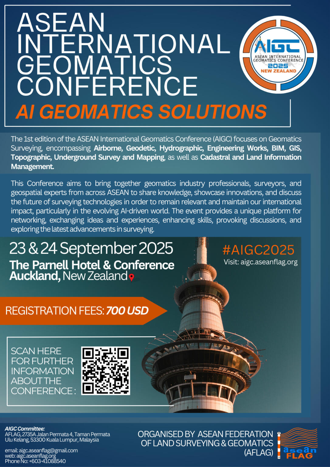 ASEAN INTERNATIONAL GEOMATICS CONFERENCE (AIGC) 2025- AI GEOMATICS ...